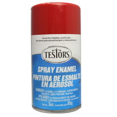 Testors 1203 - Spray Enamel - Red Gloss (3oz)
