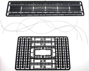 Central Valley 1811 - N Scale 150' Bridge Details (Unpainted Plastic) -- Walkways