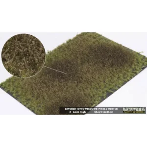 Martin Welberg Scenic Studios WB-PW266 - Layered Tufts - Weeds - Early Winter - 2mm-6mm