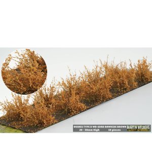 Martin Welberg Scenic Studios WB-SDRB - Bushes - Type D - Rawhide Brown