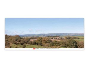 Peco SKP04 - ALL Scale Backscene Photographic Background 95 x 13" 240 x 33.3cm -- Countryside