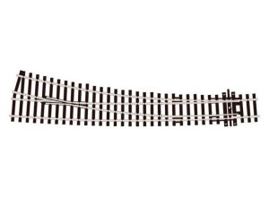 Peco SL86 - HO Scale Code 100 Curved Double Radius Turnout - Streamline -- Right Hand, Insulfrog