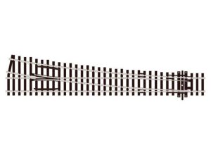 Peco SL88 - HO Scale Code 100 Large Radius Turnout - Streamline -- Right Hand, Insulfrog