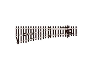 Peco SL92 - HO Scale Code 100 Small Radius Turnout - Streamline -- Left Hand, Insulfrog