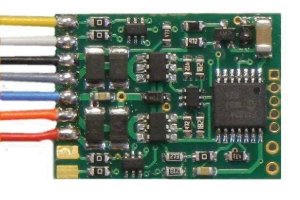 NCE 177 - D13WP 4-Function DCC Control Decoder w/8-Pin DCC Plug -- 1.03 x .63 x .185" 26 x 16.5 x...