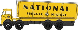 Oxford Diecast NFG015 - N Scale Foden FG Cylindrical Tanker - Assembled -- National Benzole (yell...