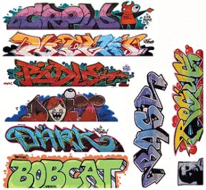 Blair Line 2258 - HO Scale Graffiti Decals Mega Set -- Set #9 pkg(9)