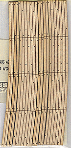 Blair Line 126 - HO Scale Laser-Cut Curved 2-Lane Wood Grade Crossing pkg(2) -- 18" 45.7cm Radius