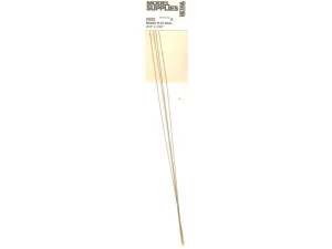 Detail Associates 2522 - Flat Brass Wire pkg(4) -- .015 x .018" .04 x .05cm
