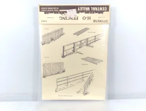 Central Valley 1601 - HO Scale Fences & Railings pkg(4)