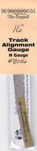 Ribbonrail 8016 - N Scale 5" Track Alignment Gauges - Curved -- 16" Radius