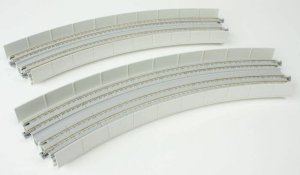 Kato Unitrack 20544 - N Scale Unitrack CT Double-Track Superelevated Curve -- 45 Degrees, 15 & 16...