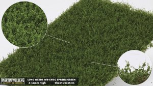 Martin Welberg Scenic Studios WB-LWSG - Weeds - Spring Green - 4.5-12mm