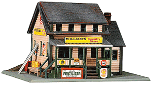 Life-Like Products 7463 - N Scale William's Country Store -- Kit
