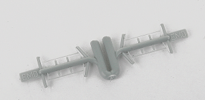 Detail Associates 2316 - HO Scale Windshield Wipers -- EMD Standard Cab pkg(4)