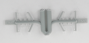 Detail Associates 2318 - HO Scale Windshield Wipers -- EMD Wide Cab pkg(4)