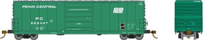 Rapido 139002-B HO Scale - Evans X72 Box car: Penn Central w/ Small Logo - Single Car #266822 - F...