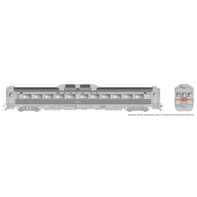 Rapido 16301 - HO Budd RDC-1 + RDC-2 (DC/Silent): AT&SF - As Delivered: DC-191 + DC-192