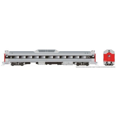Rapido 16813 - HO Budd RDC-9 (DC/DCC/Sound): CN - Wet Noodle: #6005