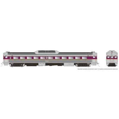 Rapido 16815 - HO Budd RDC-1 (Ph 1C) - DCC/Sound - MBTA #6125