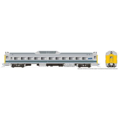 Rapido 16843 - HO Scale Budd RDC-9 (DC/DCC/Sound): VIA Rail Canada: #6006