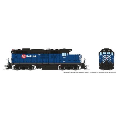 Rapido 54523 - HO GP9u (DC/DCC/Sound): Southern Rwy of BC: #108