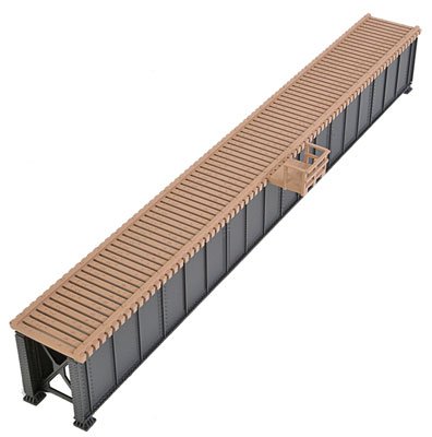 Walthers Cornerstone 4508 - HO 90ft Single-Track Railroad Deck Girder Bridge - Kit