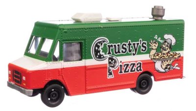 Walthers SceneMaster 12100 - HO Scale Morgan Olson(R) Route Star Van -- Crusty's Pizza Food Truck...