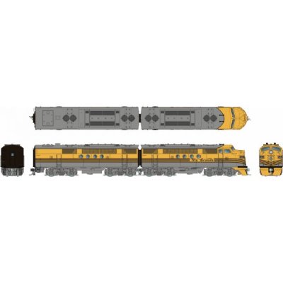 Rapido 1004515 - HO Scale EMD FT A+B (DC/DCC/Sound): D&RGW - Prospector Scheme: #5464 + 5463