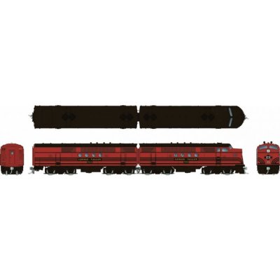 Rapido 1004022 - HO Scale EMD FT A+B (DC/Silent): Lehigh Valley: #504 + 505