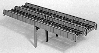 Micro Engineering 75523 - HO Scale 100' Through Girder Bridge -- Double-Track