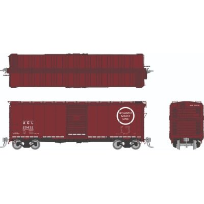 Rapido 1011007-2 - HO 1937 AAR 40' Boxcar - Round Corner: Atlantic Coast Line: Single Car #20241