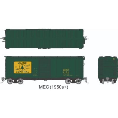 Rapido 1011011-1 - HO 1937 AAR 40' Boxcar - Round Corner: Maine Central - Green: Single Car #6116