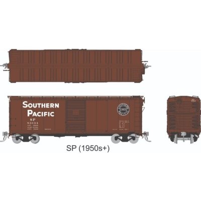 Rapido 1011014-3 - HO 1937 AAR 40' Boxcar - Round Corner: Southern Pacific: Single Car #34376