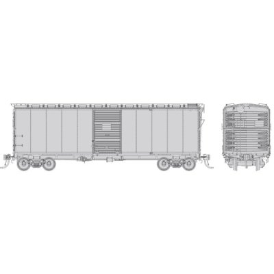 Rapido 1011096 - HO 1937 AAR 40' Boxcar - Square Corner: Painted, Unlettered: Single Car