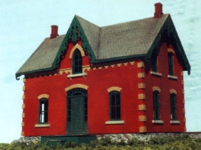 Sylvan Scale Models 1014 HO Scale - Aunt Elizabeths House - Unpainted and Resin Cast Kit