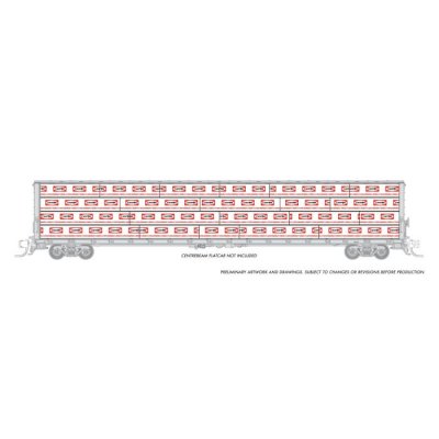 Rapido 102151 - N Scale Rapido Bits: N Centerbeam Lumber Load: Canfor