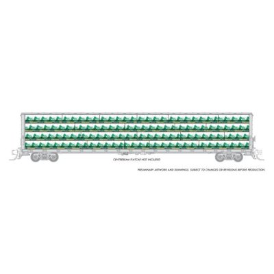Rapido 102155 - Rapido Bits: N Centerbeam Lumber Load: Irving