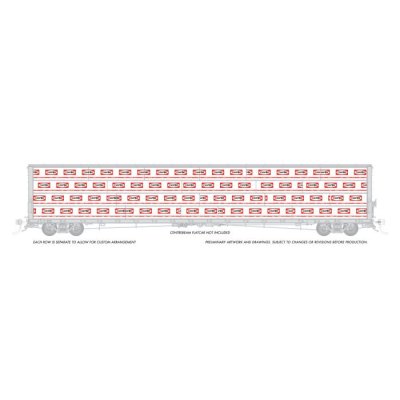 Rapido 102160 - Rapido Bits: HO Centerbeam Lumber Load: Canfor