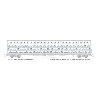 Rapido 102163 - Rapido Bits: HO Centerbeam Lumber Load: Idaho Forest Group