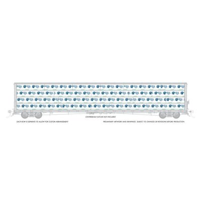 Rapido 102165 - Rapido Bits: HO Centerbeam Lumber Load: Sierra Pacific