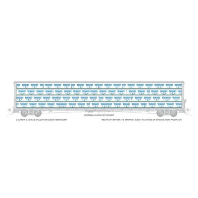 Rapido 102166 - Rapido Bits: HO Centerbeam Lumber Load: Tembec