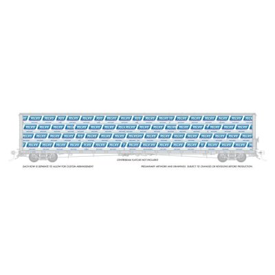 Rapido 102167 - Rapido Bits: HO Centerbeam Lumber Load: Tolko