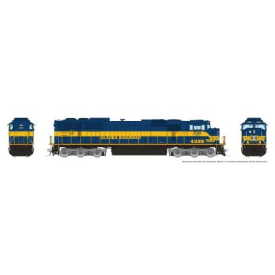 Rapido 1111504 - N SD70MAC w/ Flared Rad (DC/DCC/Sound): Alaska Railroad - Anniversary Scheme: #4...