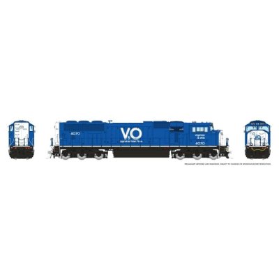 Rapido 1048536 - HO SD70MAC (DC/DCC/Sound): Virginian & Ohio: #4070 - Home Shops