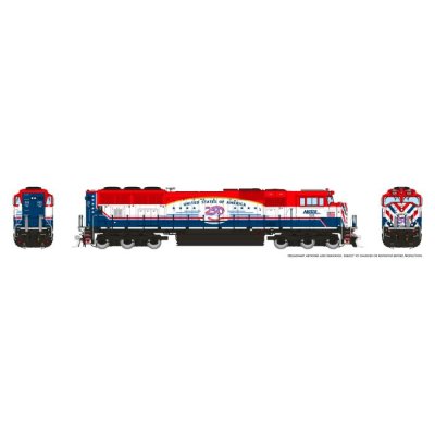 Rapido 1111536 - N SD70MACH (DC/DCC/Sound): Metra - "America 250" Scheme: #525