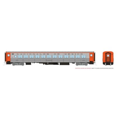 Rapido 1062027 - HO Hawker Siddeley RT-85 Mexico Coach: Nacionales de Mexico: #4345