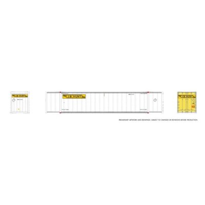 Rapido 1069011 - HO 53' high-cube Container (2-pack): JB Hunt - Early