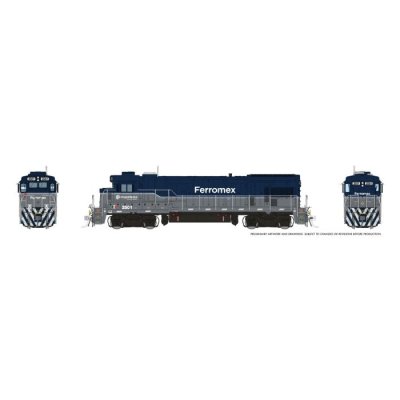 Rapido 1074008 - HO Scale GE B23-7 (DC/Silent): Ferromex - Executive Scheme: #2501