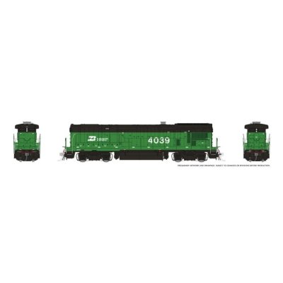 Rapido 1074031 - HO Scale GE B30-7A Booster (DC/Silent): Burlington Northern w/Early Grille: #403...